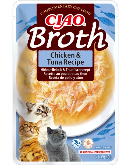 INABA Ciao Broth Chicken & Tuna - cat treats - 40g