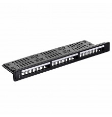 Lanberg PPKS-1124-B patch panel 1U