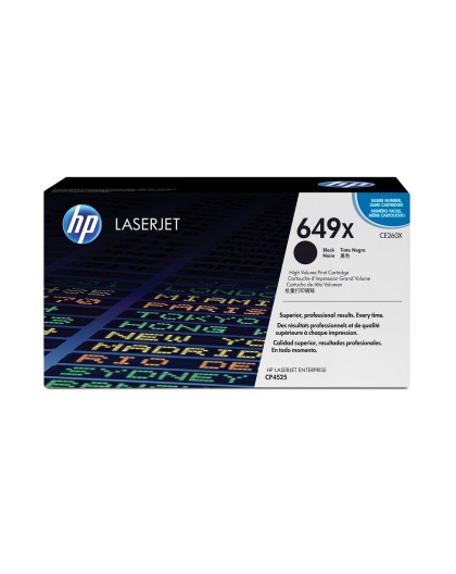 HP 649X High Yield Black Original LaserJet Toner Cartridge
