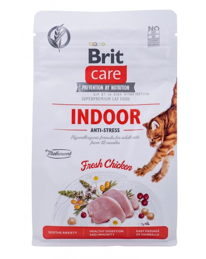 BRIT Care Grain-Free Adult Indoor Anti-Stress - dry cat food - 400 g