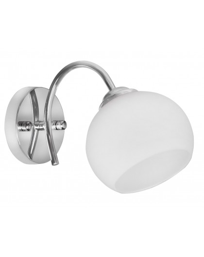 Activejet Classic single wall lamp - IRMA nickel E27 for the living room