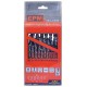 Set of HSS drills for metal 1-13mm 25pcs