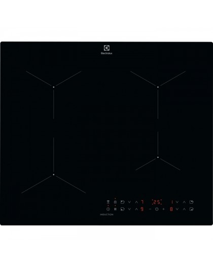 Electrolux LIL61434C Black Built-in 59 cm Zone induction hob 4 zone(s)