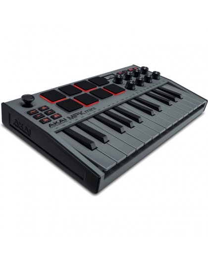 AKAI MPK Mini MK3 Control keyboard Pad controller MIDI USB Black, Grey