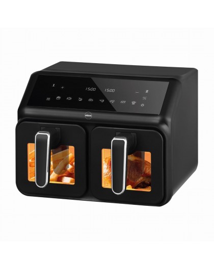 Double fat-free fryer, 2200 W, capacity 8 l, LED display