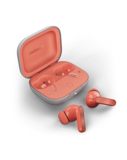 Motorola Moto Buds Headphones Wireless In-ear Calls/Music/Sport/Everyday Bluetooth Coral