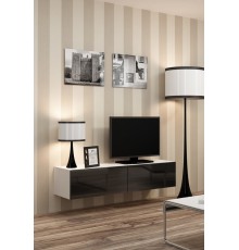 Cama TV stand VIGO 140 30/140/40 white/black gloss