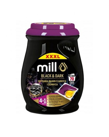 MILL PROFESSIONAL 2-chamber capsules for black and dark laundry 70 pcs.