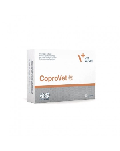 VET EXPERT CoproVet - preparation against the ingestion of feces for dogs and cats - 30 caps.