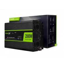 Green Cell INV11 power adapter/inverter Auto 2000 W Black