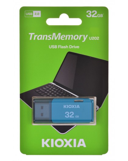 Kioxia TransMemory U202 USB flash drive 32 GB USB Type-A 2.0 Blue