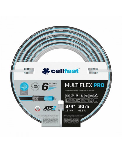CELLFAST GARDEN HOSE MULTIFLEX PRO ATS2 3/4" 50m