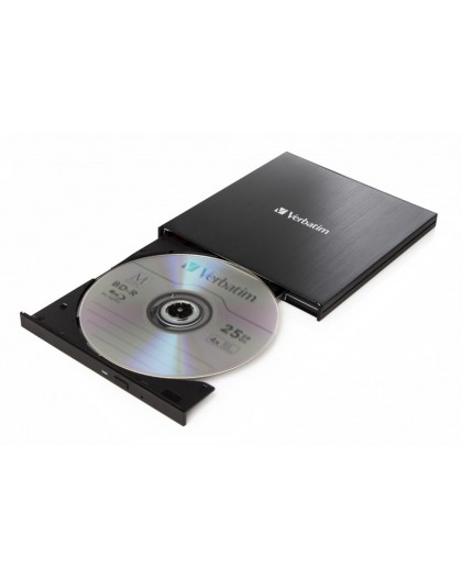 Verbatim 43889 optical disc drive Blu-Ray RW Black