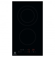 Electrolux LHR3233CK hob Black Built-in Ceramic 2 zone(s)
