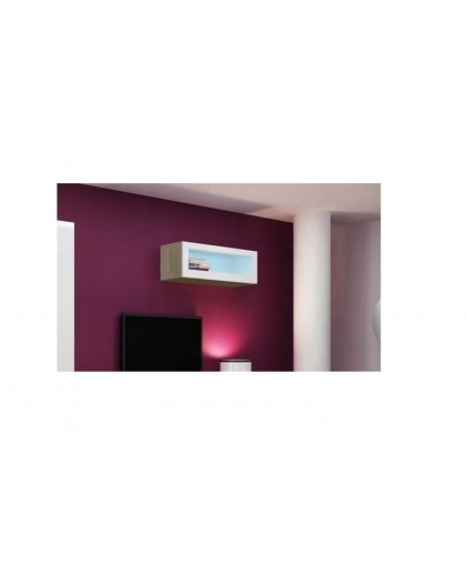 Cama Cabinet VIGO "90" glass 90/35/32 sonoma/white gloss