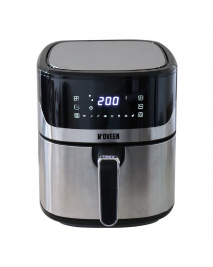 Hot air fryer NOVEEN AF550 6.5 l 1600 W Black, Silver