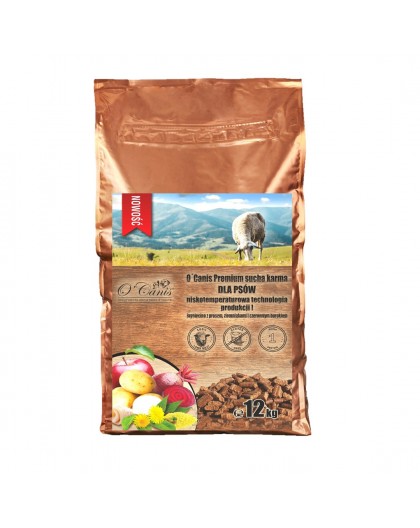 O'CANIS Premium Lamb with millet, potatoes, and red beetroot - dry dog food - 12kg