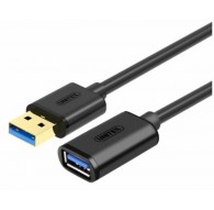 UNITEK Y-C456GBK USB cable 0,5 m USB 3.2 Gen 1 (3.1 Gen 1) USB A Black