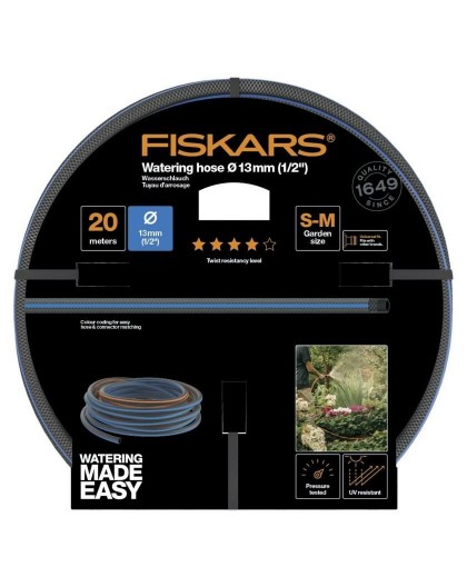 FISKARS GARDEN HOSE 1/2" 20m - Q4