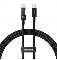 Baseus Gem USB C to USB C fast charging cable 1 m 100 W Black