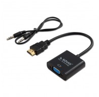 SAVIO HDMI (M) – VGA (F) Adapter with audio CL-23/B Black