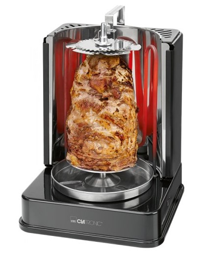 Clatronic DVG 3686 Grill Electric Black 1400 W