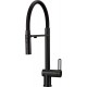 Kitchen faucet with filter connection & flex spout