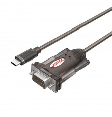 UNITEK Y-1105K serial cable Black 1.5 m DB-9