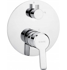 Concealed shower mixer with shower switch