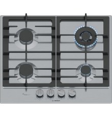 Bosch Serie 6 PCH6A5I90 hob Stainless steel Built-in 60 cm Gas 4 zone(s)