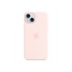 Apple iPhone 15 Plus Silicone Case with MagSafe - Light Pink