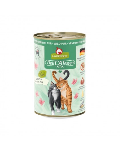 GRANATAPET DeliCATessen Venison - wet cat food - 400g