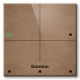 Grenton touch panel / 4 touch fields / TF-Bus / bright, natural leather front