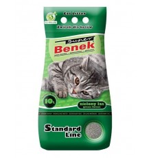 SUPER BENEK STANDARD Cat litter Bentonite grit Green forest 10 l