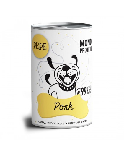 PAKA ZWIERZAKA Pepe Pork - wet dog food - 400g
