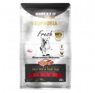 EUPHORIA Fresh Adult Pork with beef XS/S - dry dog food - 500g