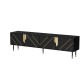 Cama 4D MOUNTAIN TV cabinet 204x40x55 black + gold