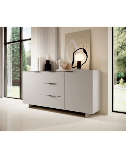 Cama 2D3S ALMA chest of drawers 180x41.5xH90 cashmere