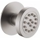 Concealed round shower nozzle