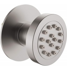 Concealed round shower nozzle