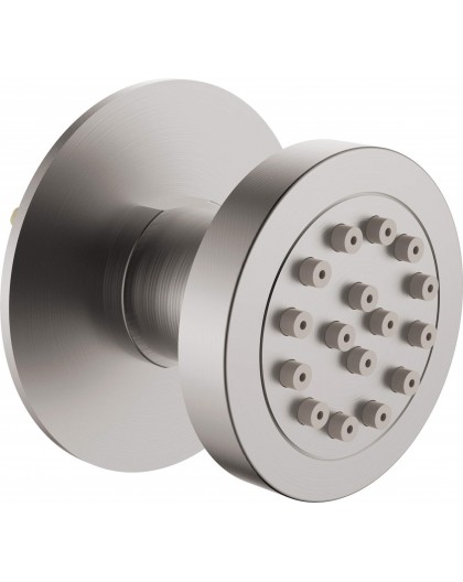 Concealed round shower nozzle
