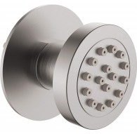 Concealed round shower nozzle