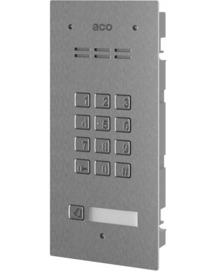 ACO FAM-P-1NPZSACC panel for plaster 1-tenant read brel. combination lock.