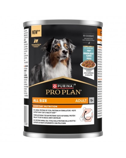 PURINA Pro Plan Everyday nutrition All size Adult Fish in jelly - wet dog food - 400g