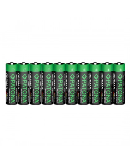 PATONA Premium AA Mignon LR06 – 10x alkaline batteries 1.5V