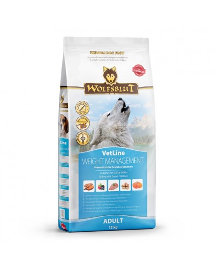 WOLFSBLUT VetLine Weight Management Turkey - dry dog food - 12kg