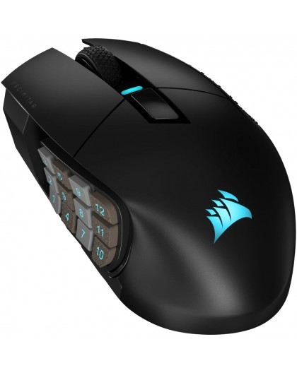Corsair SCIMITAR ELITE WIRELESS mouse Gaming Right-hand RF Wireless + Bluetooth + USB Type-C Optical 26000 DPI