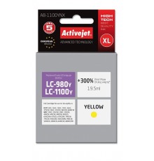 Activejet AB-1100YNX Ink (replacement for Brother LC1100Y/980Y Supreme 19.5 ml yellow)