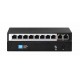 Extralink PoE коммутатор CERES 8x 100Mb/s PoE/PoE+, 2x RJ45 Uplink 100Mb/s, 96W
