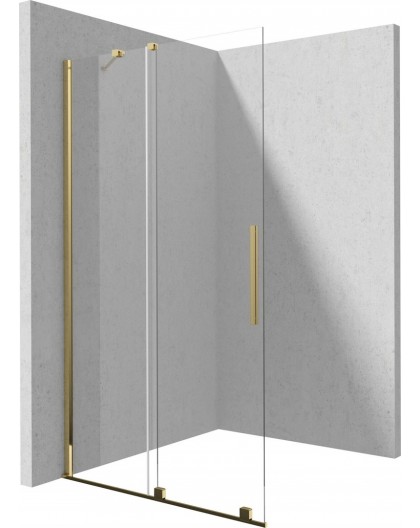 Sliding walk-in shower wall 120 cm
